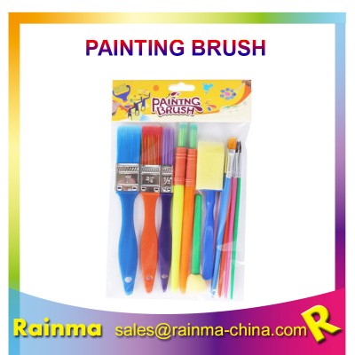 Bleached Bristle Paint Brush for School Kids