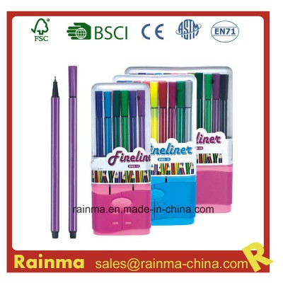 12 Color Watercolor Marker in PP Box for Children′s Painting and Promotion